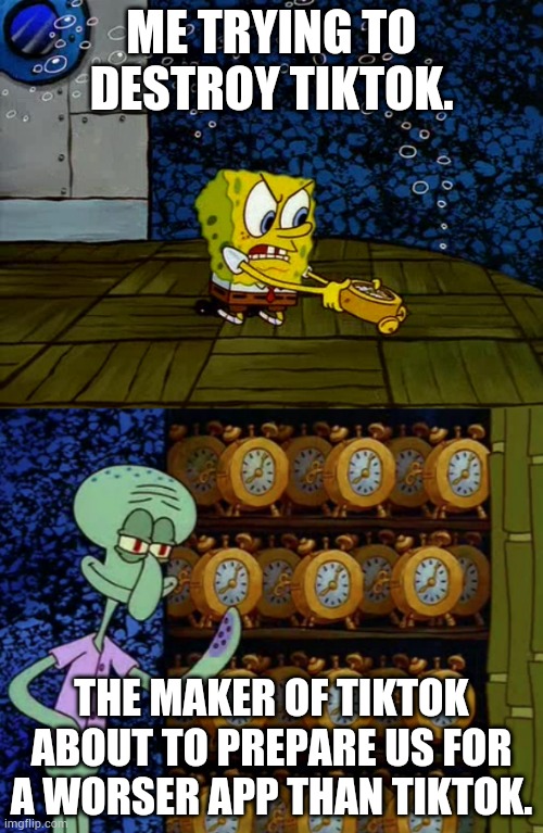 Detail Spongebob Clock Meme Template Nomer 7