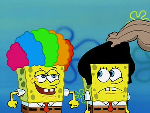 Detail Spongebob Clown Wig Nomer 2