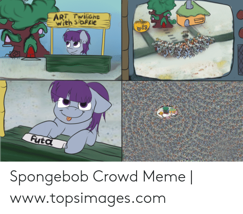 Detail Spongebob Crowd Meme Template Nomer 9