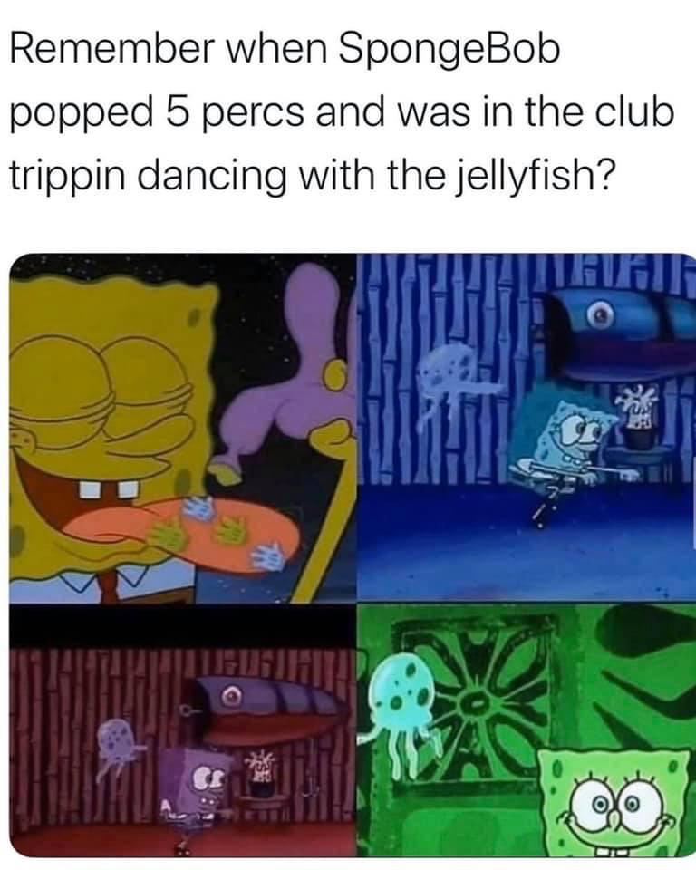 Detail Spongebob Dancing With Jellyfish Nomer 39