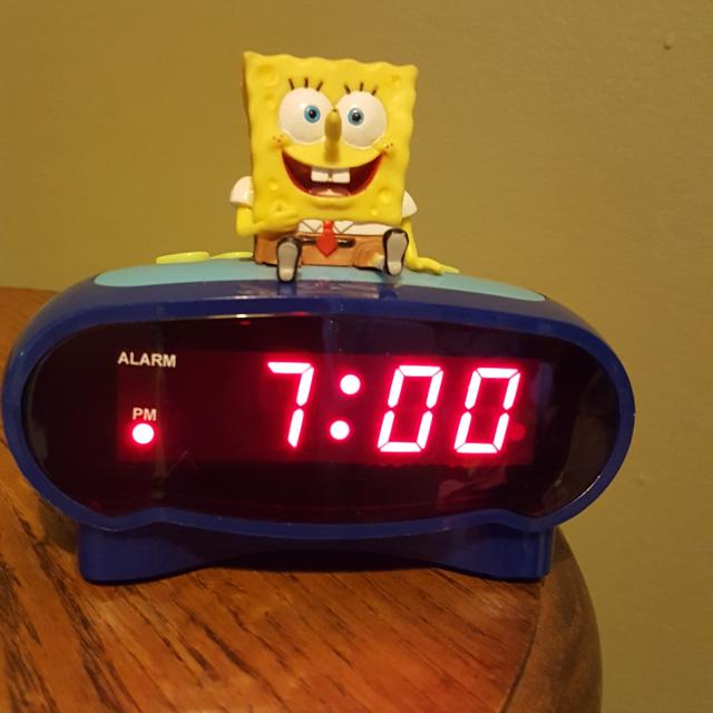 Detail Spongebob Digital Alarm Clock Nomer 18