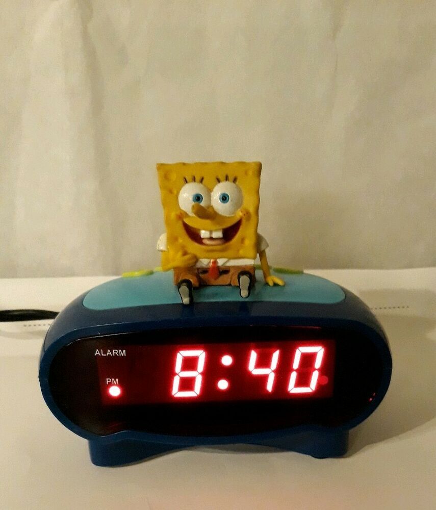 Detail Spongebob Digital Alarm Clock Nomer 22
