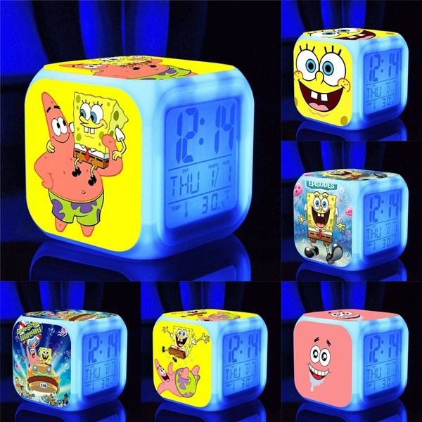 Detail Spongebob Digital Alarm Clock Nomer 38