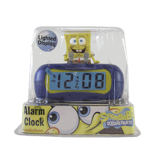 Detail Spongebob Digital Alarm Clock Nomer 6