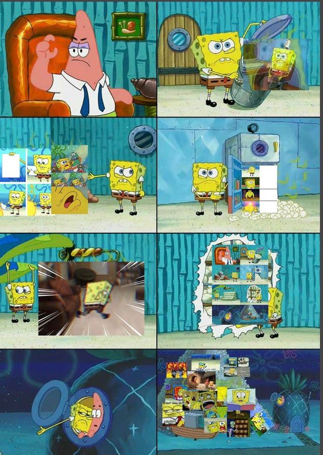 Detail Spongebob Fire Meme Template Nomer 27