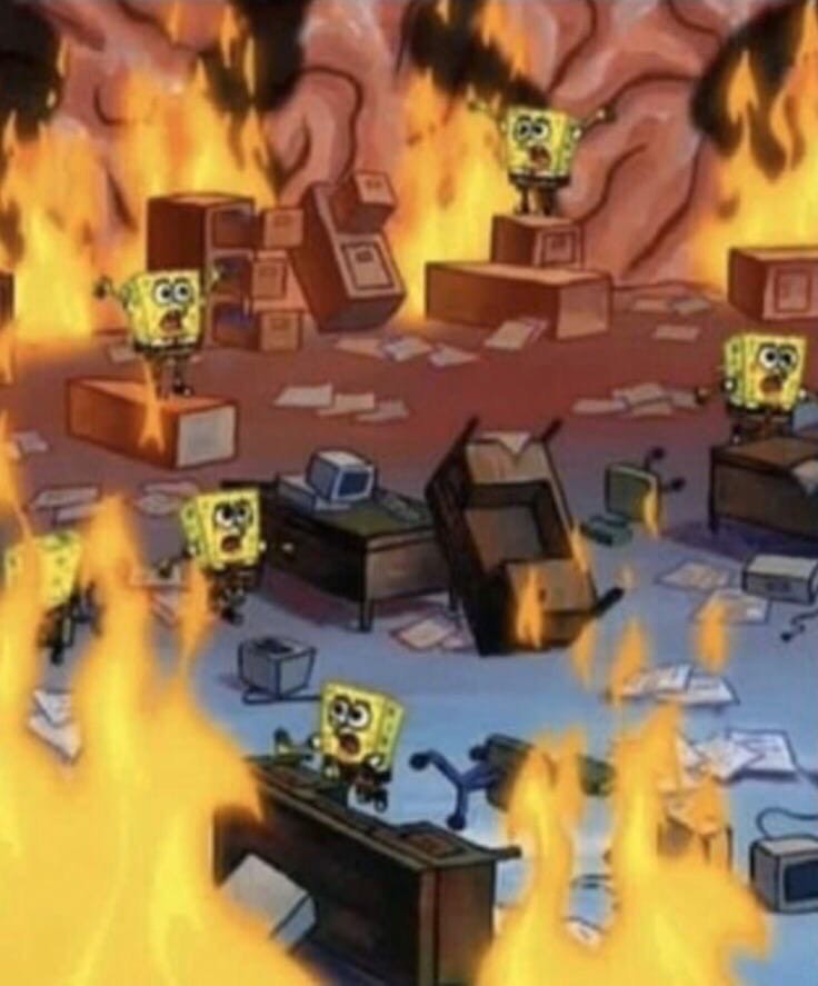 Detail Spongebob Fire Meme Template Nomer 34