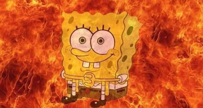 Detail Spongebob Fire Meme Template Nomer 4