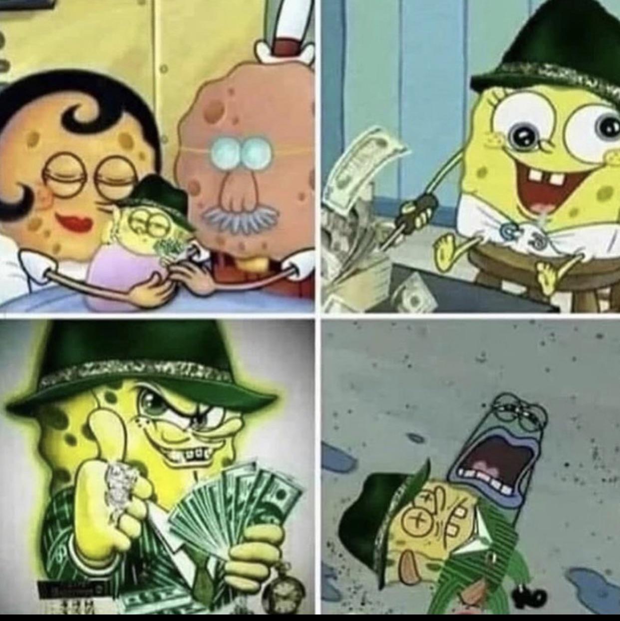 Detail Spongebob Gangster Meme Nomer 10