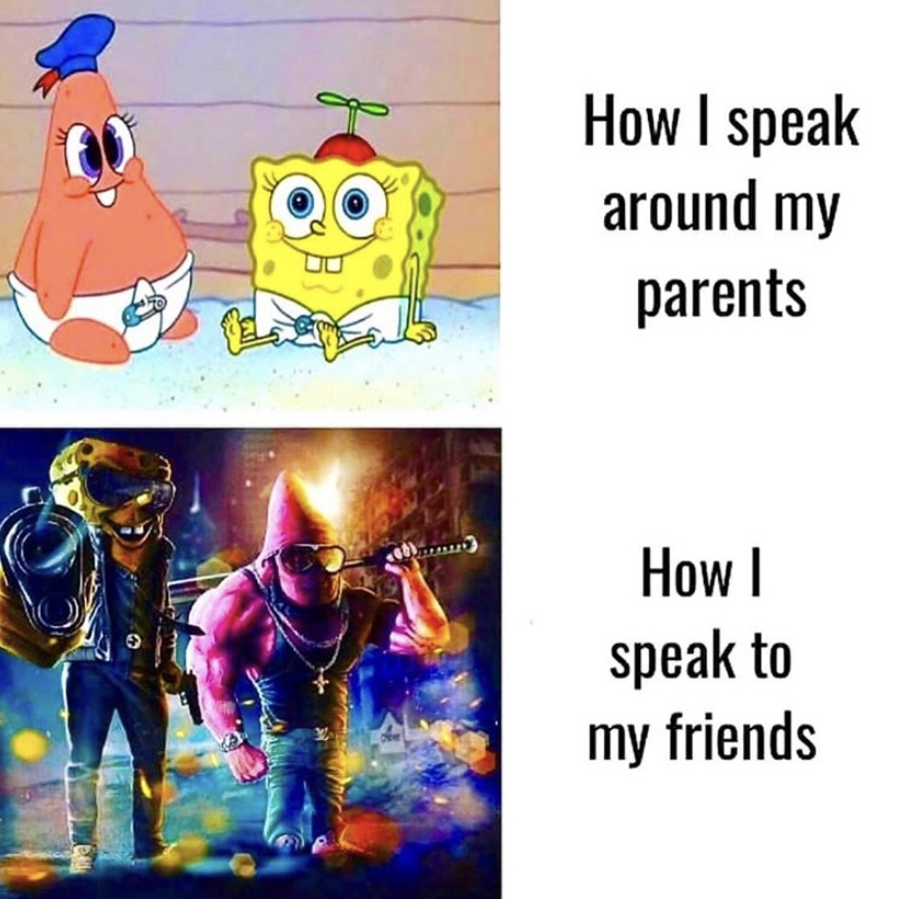 Detail Spongebob Gangster Meme Nomer 52