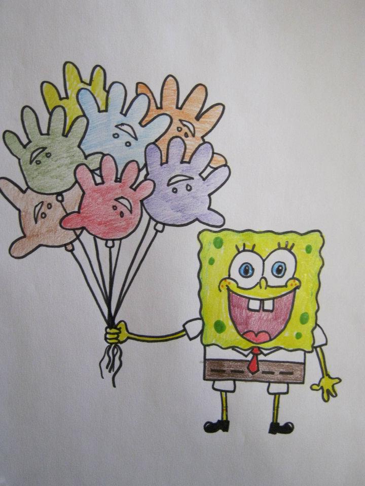 Detail Spongebob Glove World Balloon Nomer 11