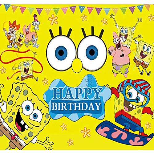 Detail Spongebob Happy Birthday Banner Nomer 31