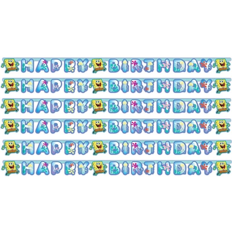 Detail Spongebob Happy Birthday Banner Nomer 42