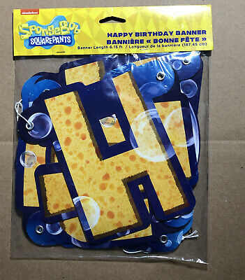 Detail Spongebob Happy Birthday Banner Nomer 52