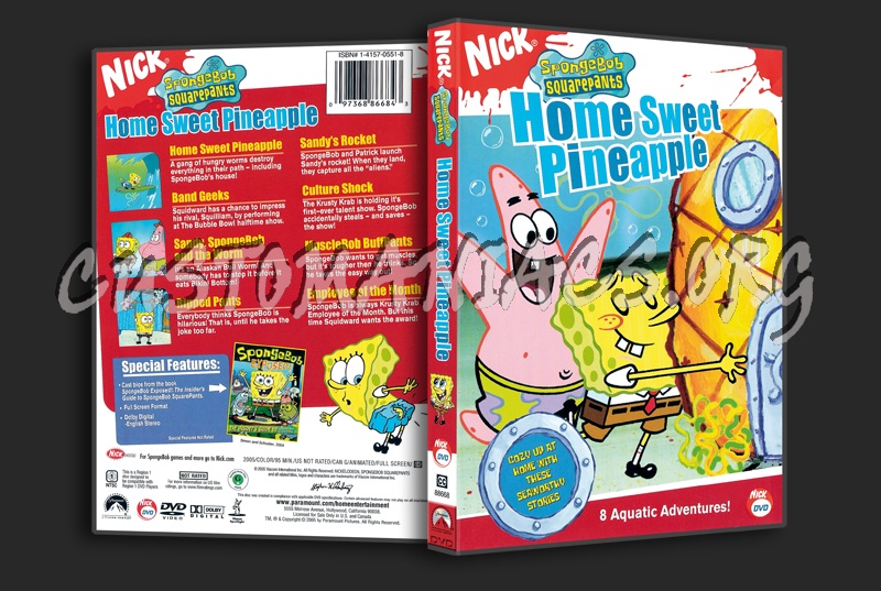 Detail Spongebob Home Sweet Pineapple Dvd Nomer 20