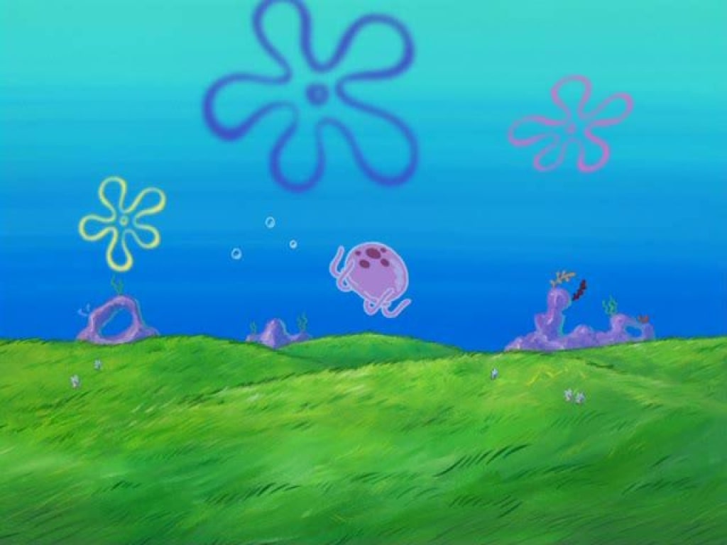 Detail Spongebob Jellyfish Background Nomer 21