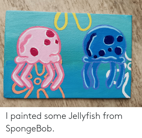 Detail Spongebob Jellyfish Painting Nomer 46
