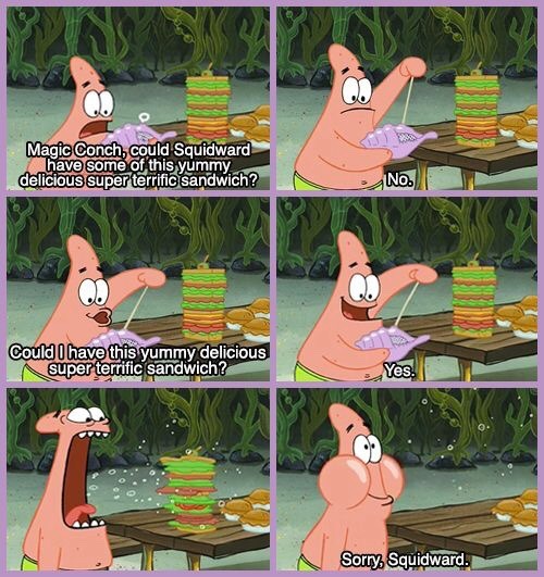 Detail Spongebob Magic Conch No Nomer 26