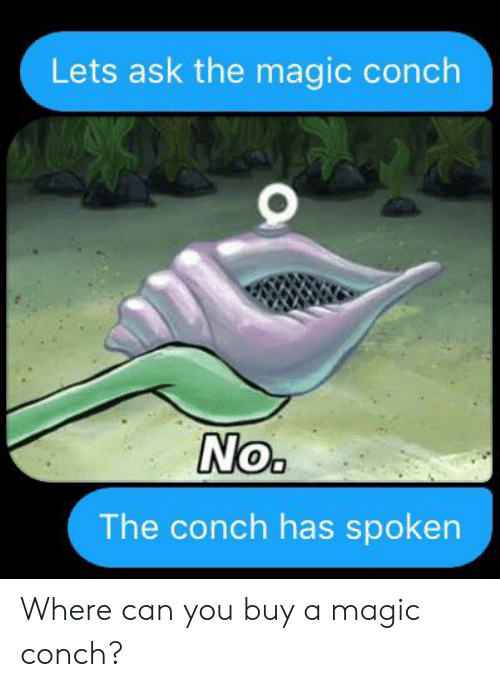 Detail Spongebob Magic Conch No Nomer 30