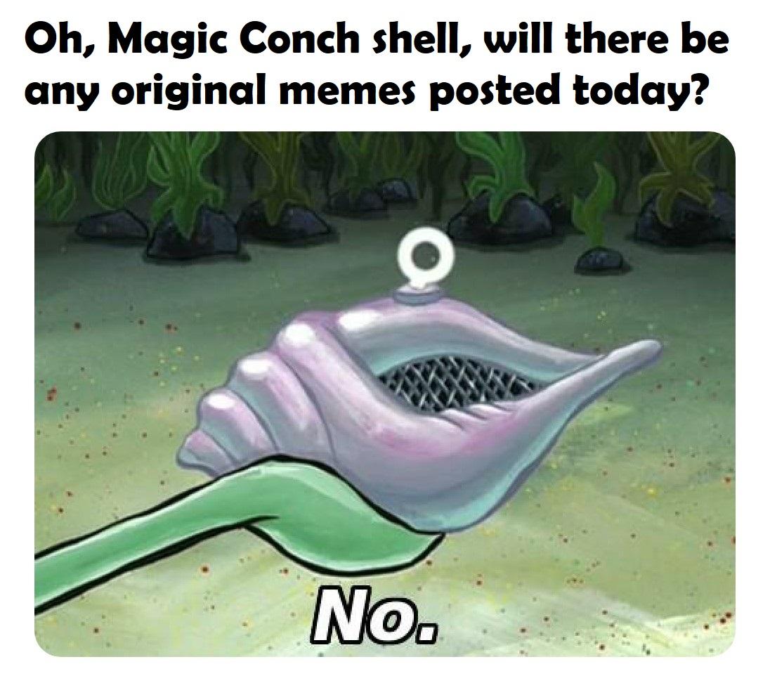 Detail Spongebob Magic Conch No Nomer 8