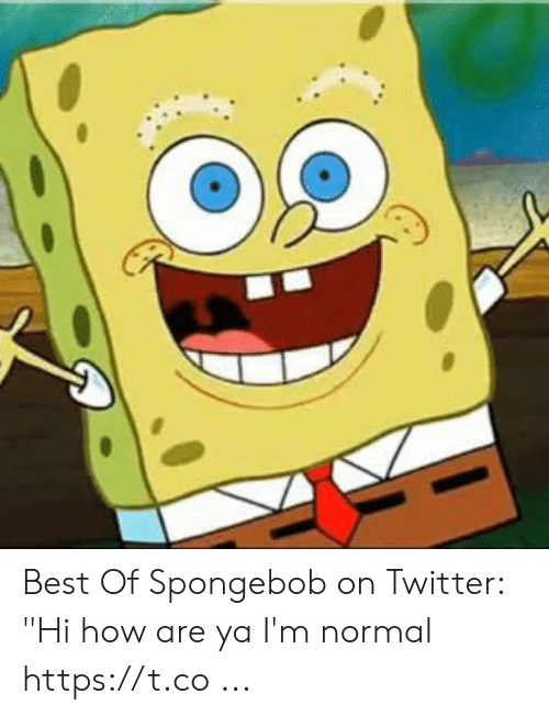 Detail Spongebob Meme Hi How Are Ya Nomer 26
