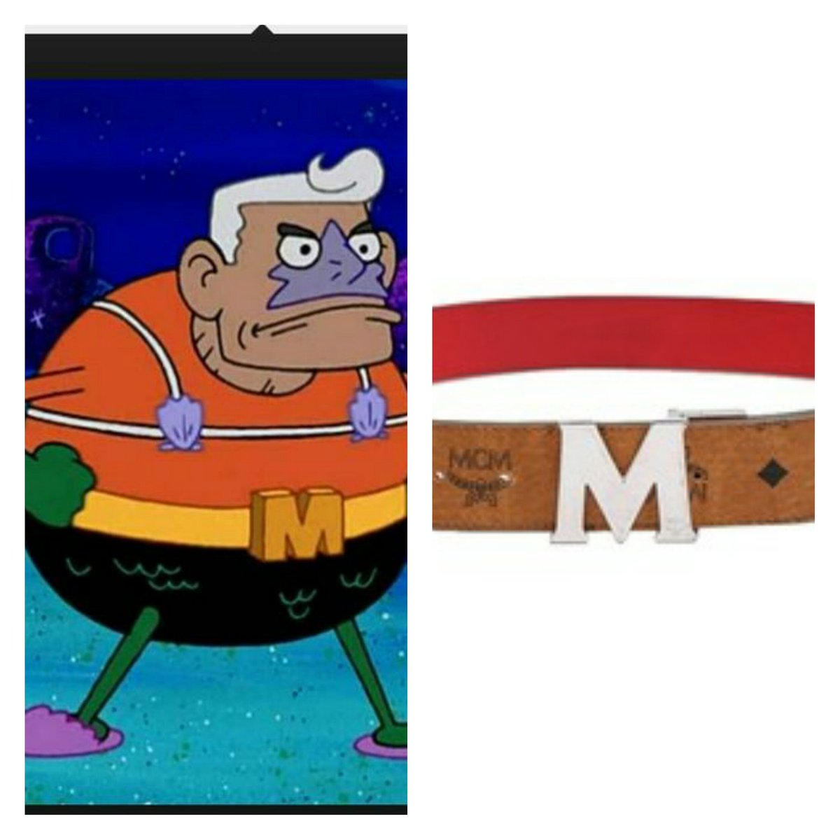 Detail Spongebob Mermaid Man Belt Nomer 49