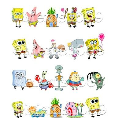 Spongebob Nail Stickers - KibrisPDR