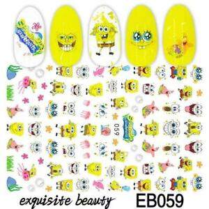 Detail Spongebob Nail Stickers Nomer 31