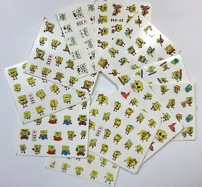 Download Spongebob Nail Stickers Nomer 36