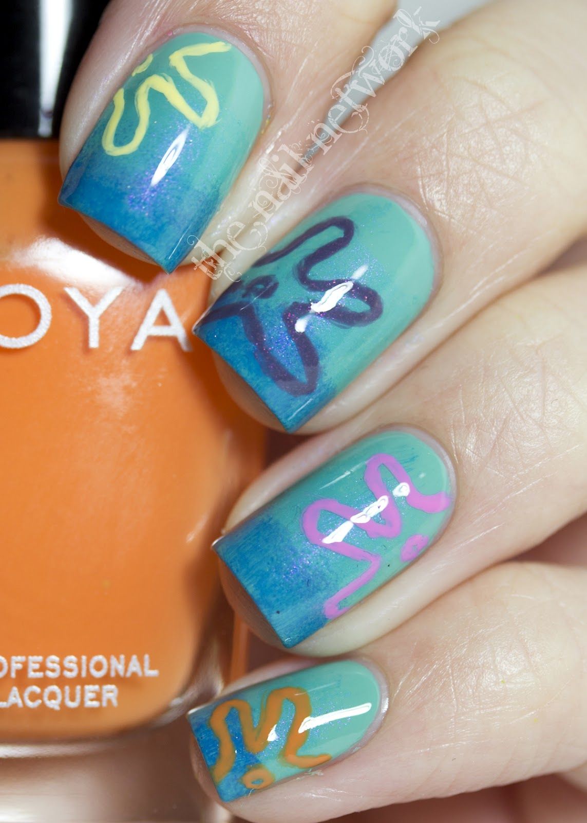 Detail Spongebob Nails Design Nomer 31