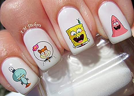 Detail Spongebob Nails Design Nomer 34