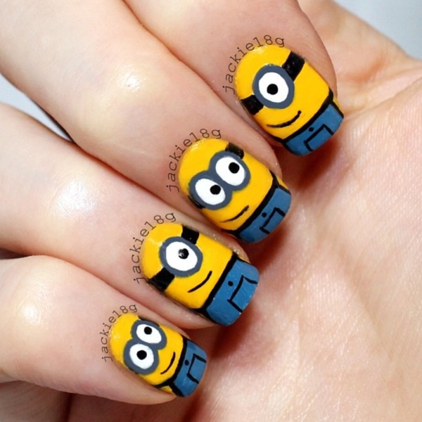 Detail Spongebob Nails Design Nomer 39