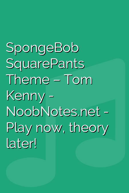 Detail Spongebob Nose Flute Notes Nomer 40