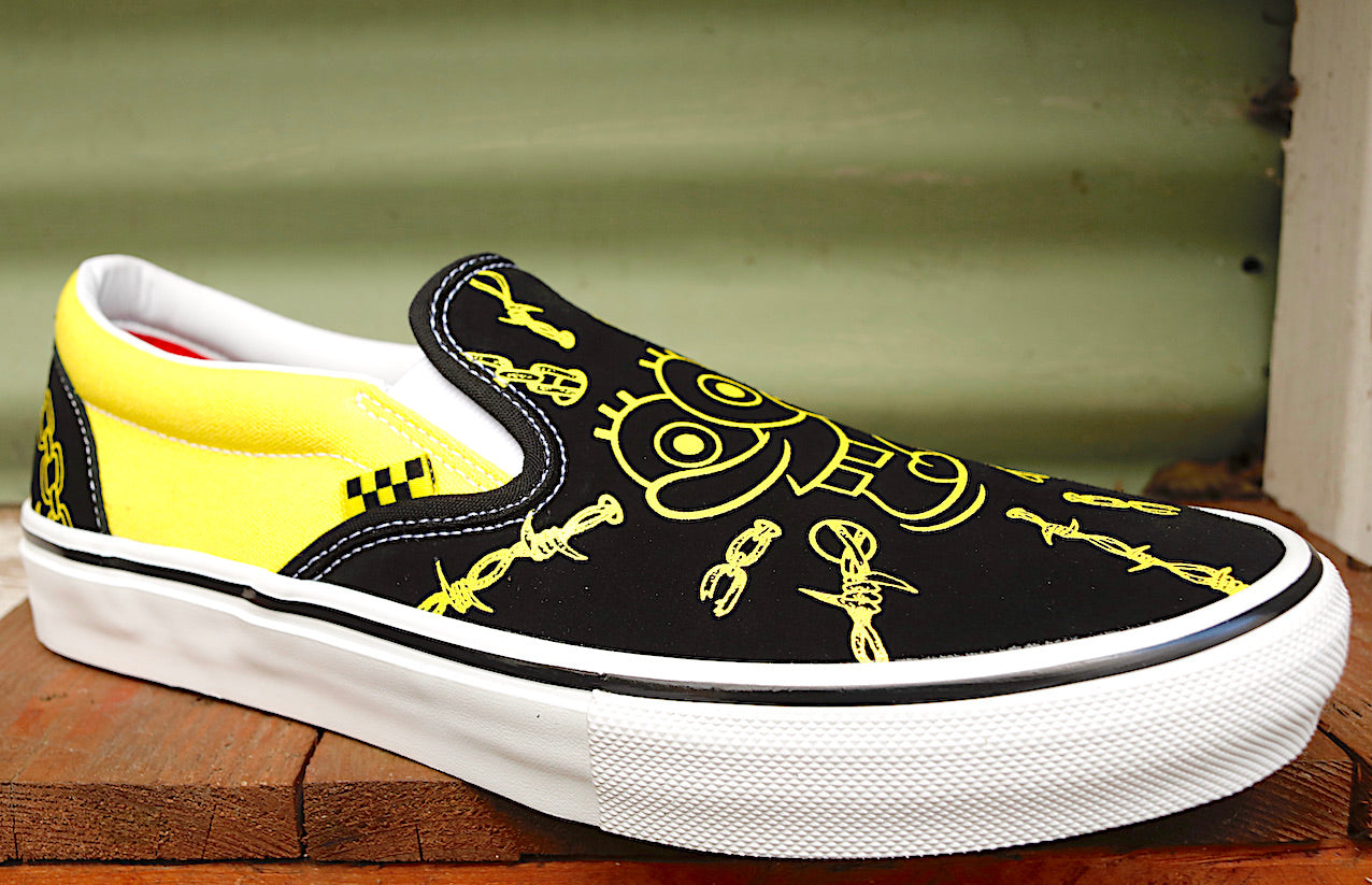 Detail Spongebob Painted Vans Nomer 52