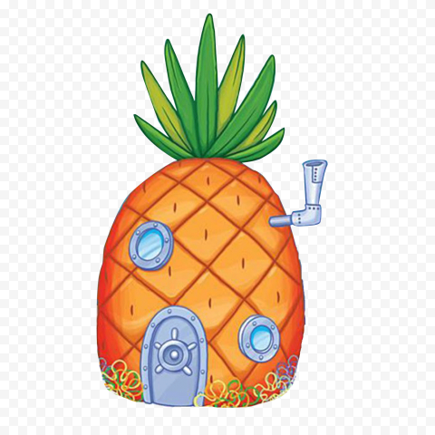 Detail Spongebob Pineapple Clipart Nomer 2