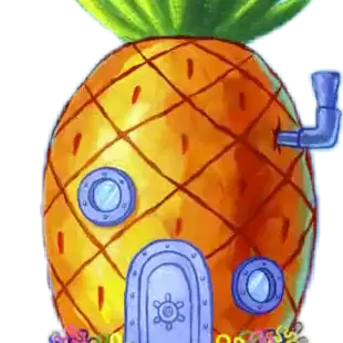 Detail Spongebob Pineapple Clipart Nomer 43