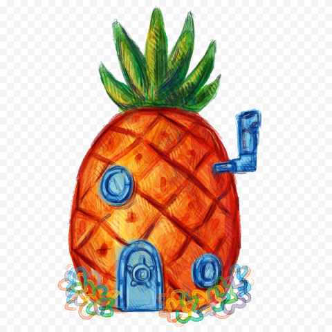 Detail Spongebob Pineapple Clipart Nomer 7