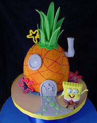 Spongebob Pineapple House Cake - KibrisPDR