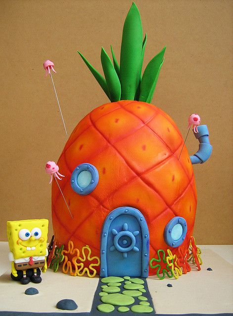 Detail Spongebob Pineapple House Cake Nomer 24
