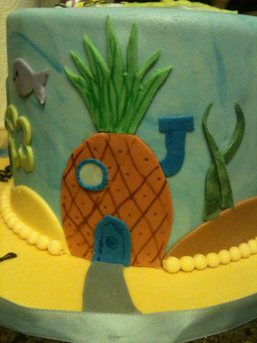 Detail Spongebob Pineapple House Cake Nomer 39