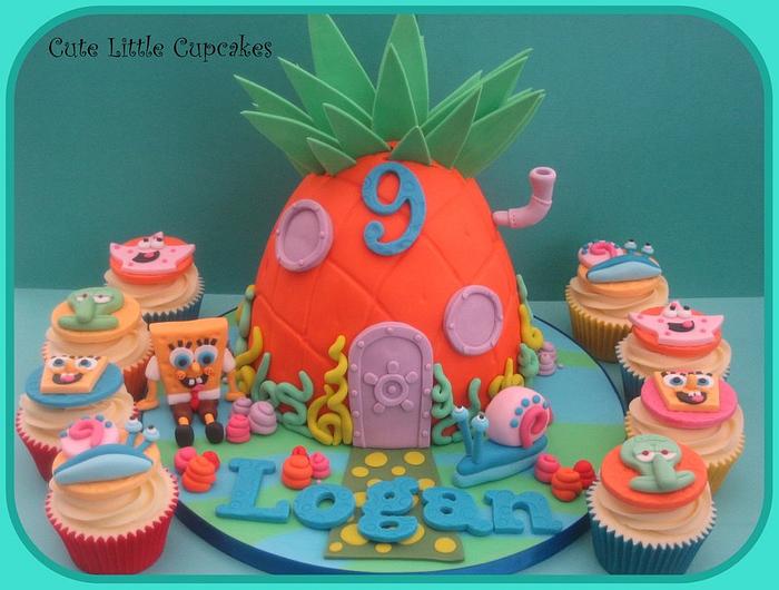Detail Spongebob Pineapple House Cake Nomer 40