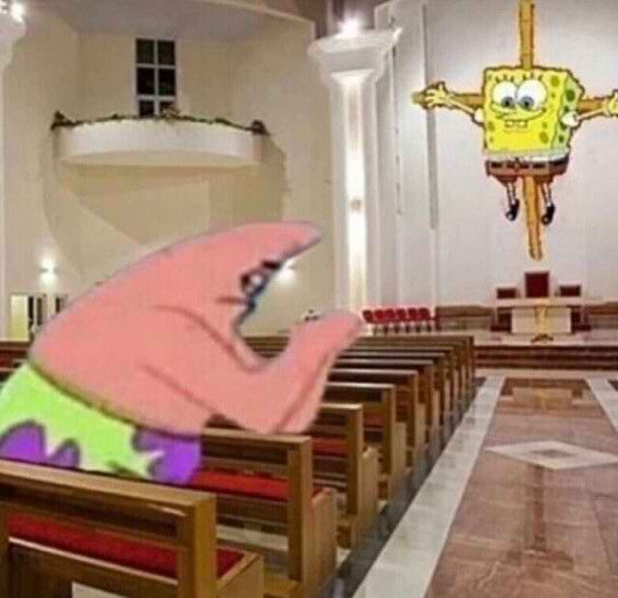 Detail Spongebob Praying Meme Nomer 9