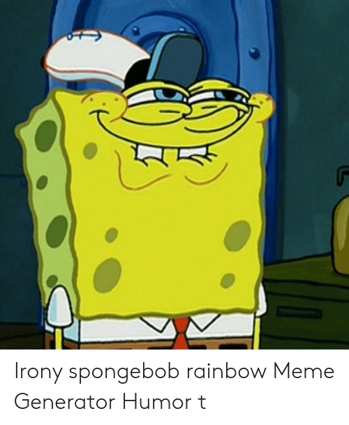 Detail Spongebob Rainbow Meme Generator Nomer 11