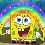 Detail Spongebob Rainbow Meme Generator Nomer 3