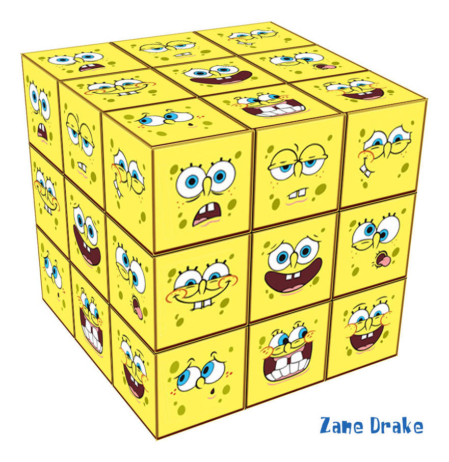 Detail Spongebob Rubiks Cube Nomer 4