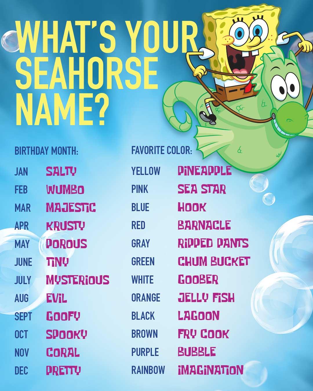 Detail Spongebob Seahorse Nomer 13