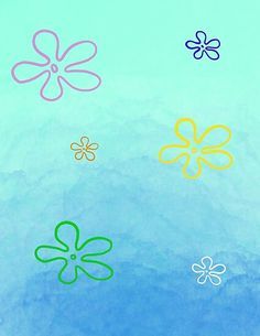 Detail Spongebob Sky Flowers Wallpaper Nomer 11
