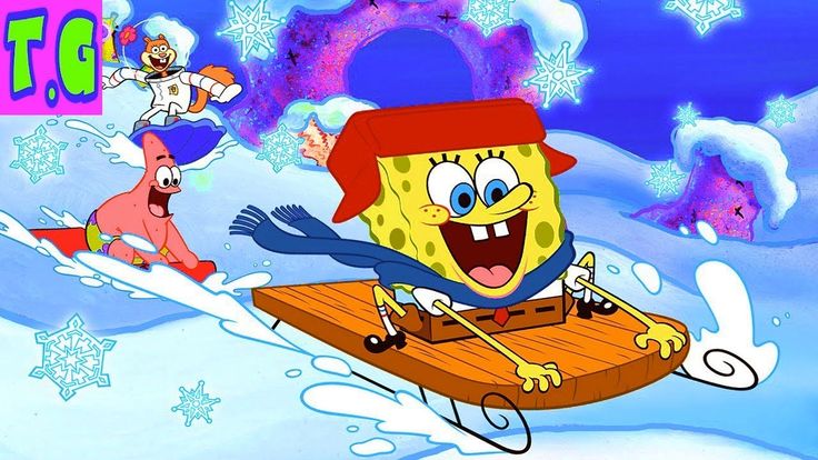 Detail Spongebob Snowboard Nomer 25