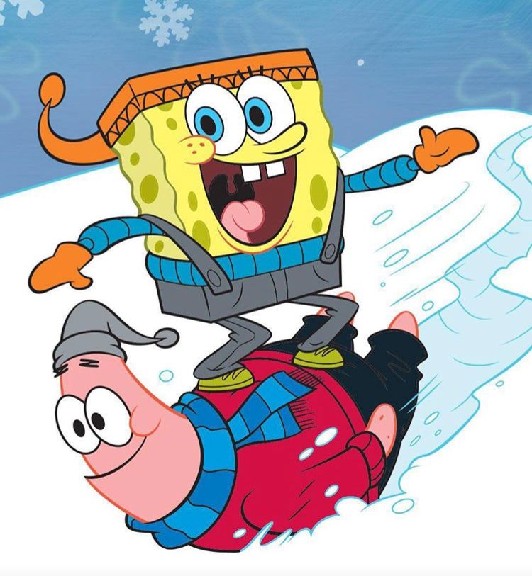 Detail Spongebob Snowboard Nomer 44
