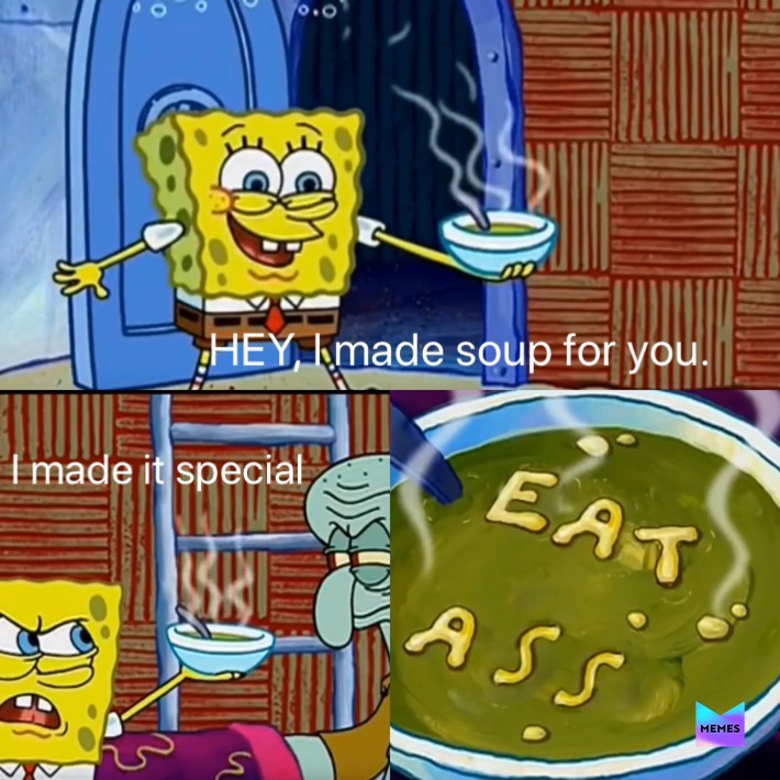 Detail Spongebob Soup Meme Nomer 10