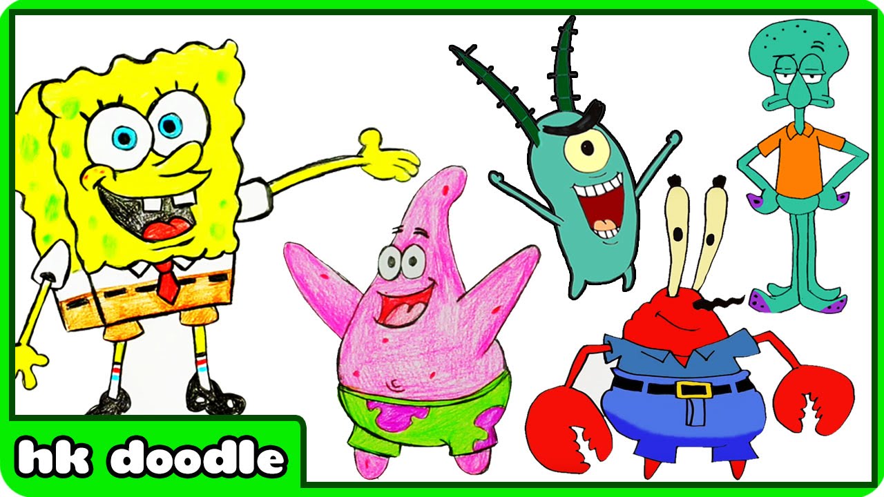 Download Spongebob Squarepants Characters Images Nomer 56